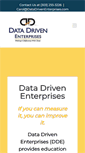 Mobile Screenshot of datadrivenenterprises.com