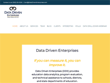 Tablet Screenshot of datadrivenenterprises.com